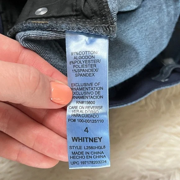 Wit & Wisdom ‘Ab’Solution Whitney Wide Leg Jeans - sz 4 - Picture 7 of 7